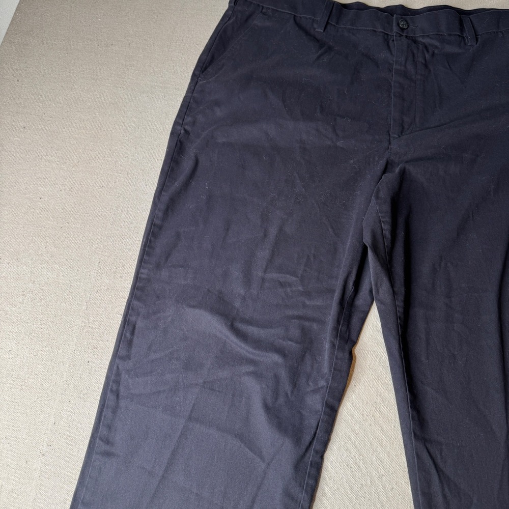 Croft & Barrow Mens Easy Care Classic Fit Chino Pants Black 44x32 Stretch